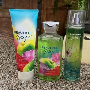 Set of "Beautiful Day" Bath & Body Works- All Full Never Used